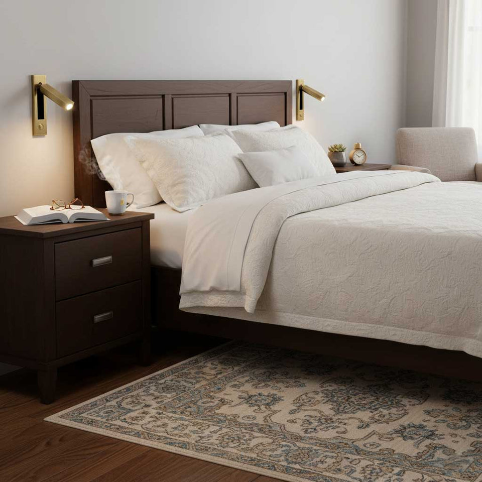 Embedded Bedside Light Fixture-Lighting > Table Lamps-casanuva-casanuva