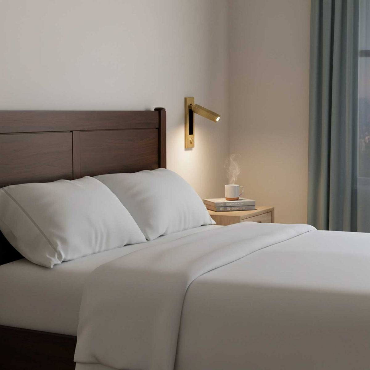 Embedded Bedside Light Fixture-Lighting > Table Lamps-casanuva-casanuva