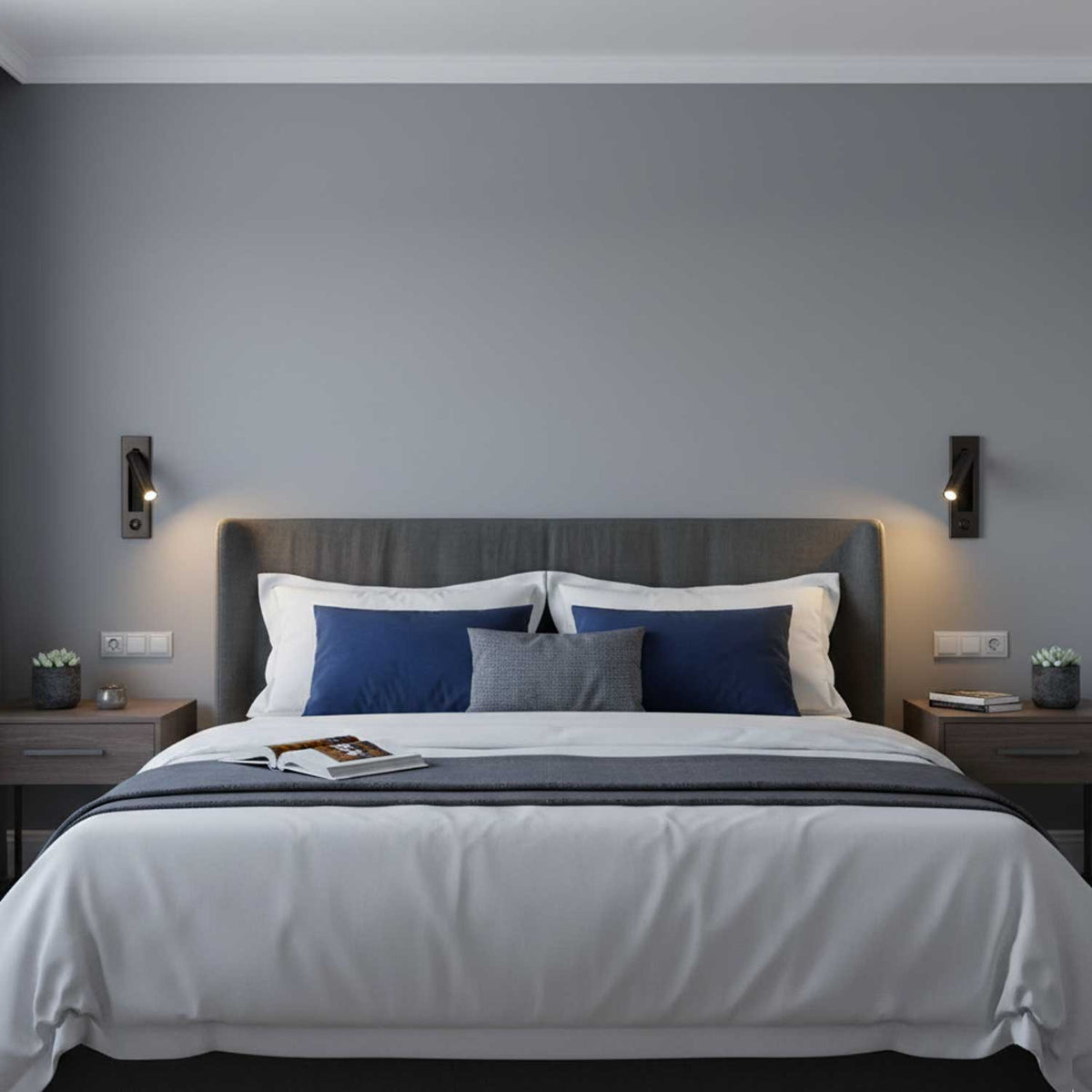 Embedded Bedside Light Fixture-Lighting > Table Lamps-casanuva-casanuva