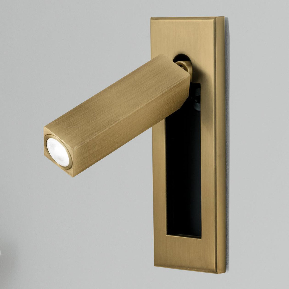 Embedded Bedside Light Fixture-Lighting > Table Lamps-casanuva-Dia 5x5cm-Copper-Warm Light-casanuva