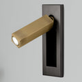 Embedded Bedside Light Fixture-Lighting > Table Lamps-casanuva-Dia 5x5cm-Matt Black+Copper-Warm Light-casanuva