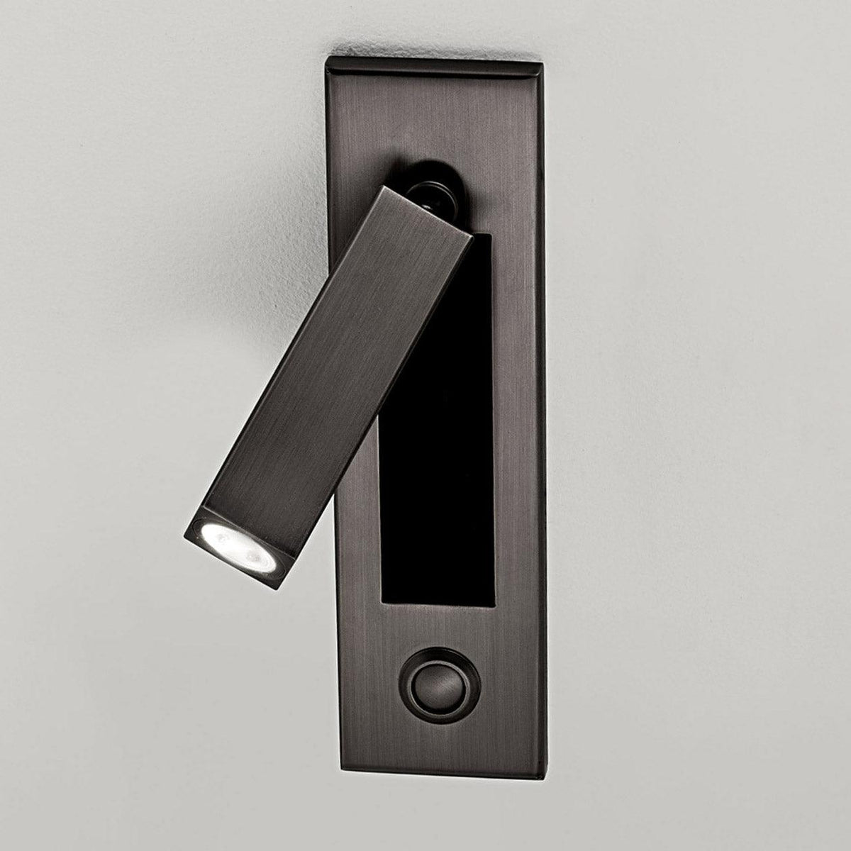 Embedded Bedside Light Fixture-Lighting > Table Lamps-casanuva-Dia 5x8cm-Matt Black-Warm Light-casanuva
