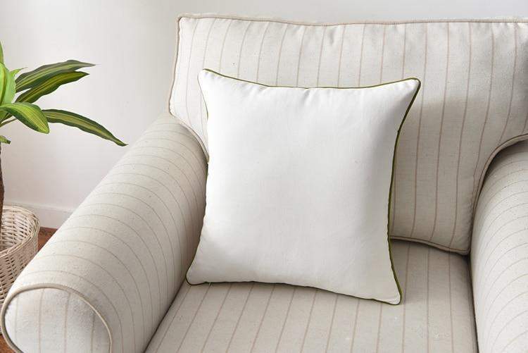Embroidered Decorative Cushion Country Style Soft Fabric-Covers & Textiles > Throw Pillows-casanuva-casanuva