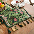 Embroidered Floral Table Runner-Covers & Textiles > Table Runners-casanuva-casanuva