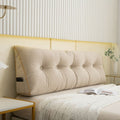 Ergonomic Wedge Cushion with Back Support-Bedding & Bath > Pillowcases-casanuva-Beige-Small - 100x50x20cm-casanuva