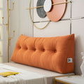 Ergonomic Wedge Cushion with Back Support-Bedding & Bath > Pillowcases-casanuva-Orange-Small - 100x50x20cm-casanuva