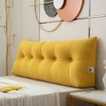 Ergonomic Wedge Cushion with Back Support-Bedding & Bath > Pillowcases-casanuva-Yellow-Small - 100x50x20cm-casanuva