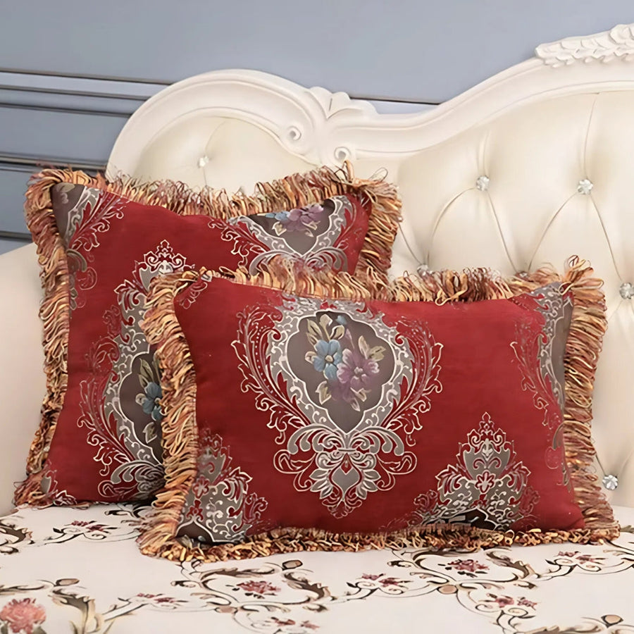 European Style Cushion Cover-Covers & Textiles > Cushion Covers-casanuva-Crimson Royal-14"x14"-casanuva
