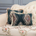 European Style Cushion Cover-Covers & Textiles > Cushion Covers-casanuva-Emerald Tapestry-14"x14"-casanuva