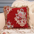 European Style Cushion Cover-Covers & Textiles > Cushion Covers-casanuva-Ruby Bloom-14"x14"-casanuva