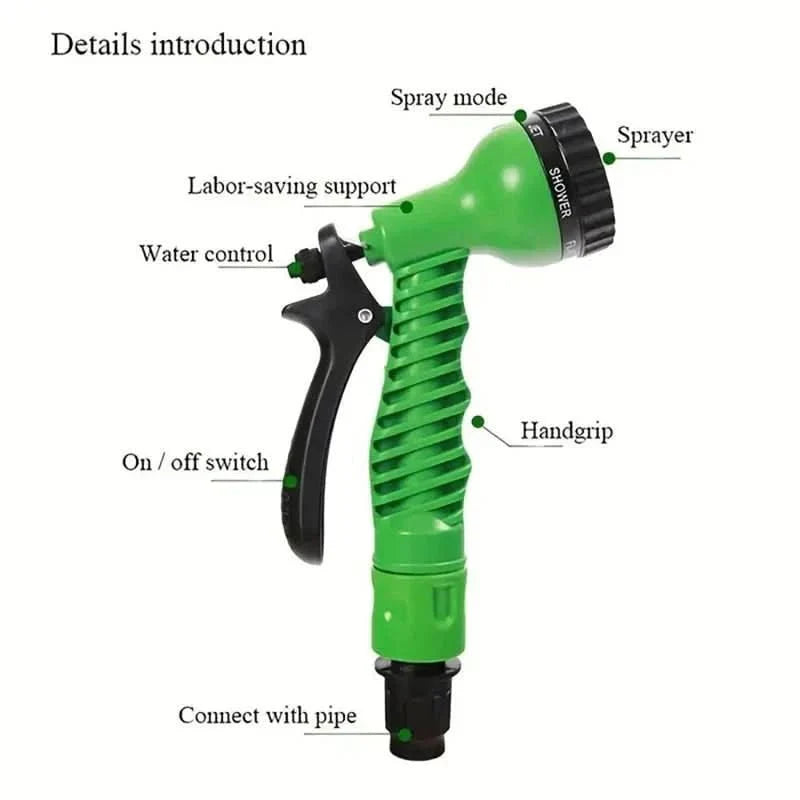 Expandable High Pressure Garden and Car Wash Hose-Home Decor > Decorative Accessories-casanuva-casanuva