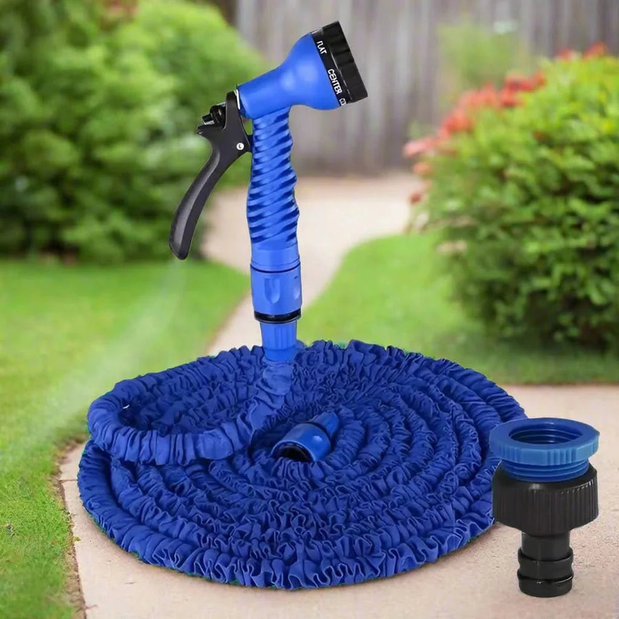 Expandable High Pressure Garden and Car Wash Hose-Home Decor > Decorative Accessories-casanuva-Blue-25ft-casanuva