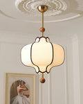 Fabric Lantern Pendant Light-Lighting > Pendant Lights-casanuva-casanuva