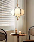 Fabric Lantern Pendant Light-Lighting > Pendant Lights-casanuva-casanuva