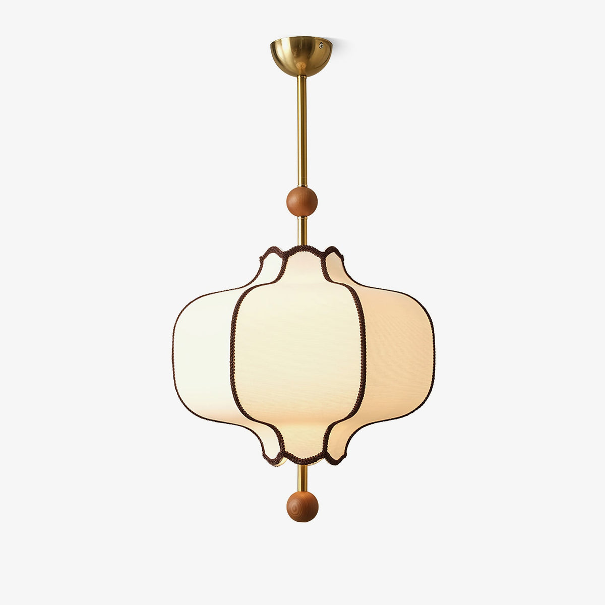 Fabric Lantern Pendant Light-Lighting > Pendant Lights-casanuva-casanuva