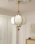Fabric Lantern Pendant Light-Lighting > Pendant Lights-casanuva-casanuva