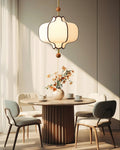 Fabric Lantern Pendant Light-Lighting > Pendant Lights-casanuva-casanuva