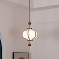 Fabric Lantern Pendant Light-Lighting > Pendant Lights-casanuva-casanuva