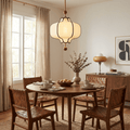 Fabric Lantern Pendant Light-Lighting > Pendant Lights-casanuva-casanuva