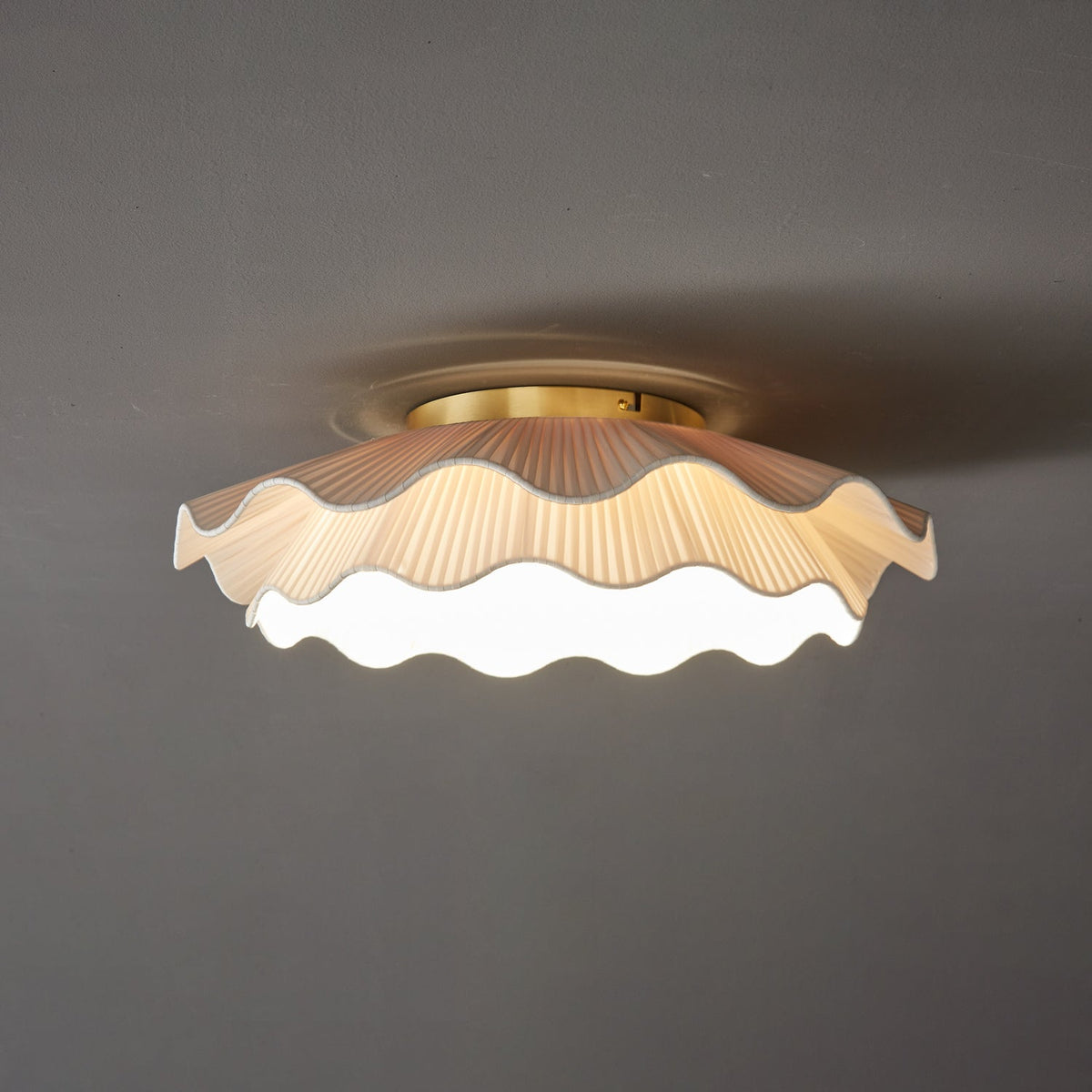Fabric Wave Ceiling Lamp-Lighting > Ceiling Lights-casanuva-casanuva