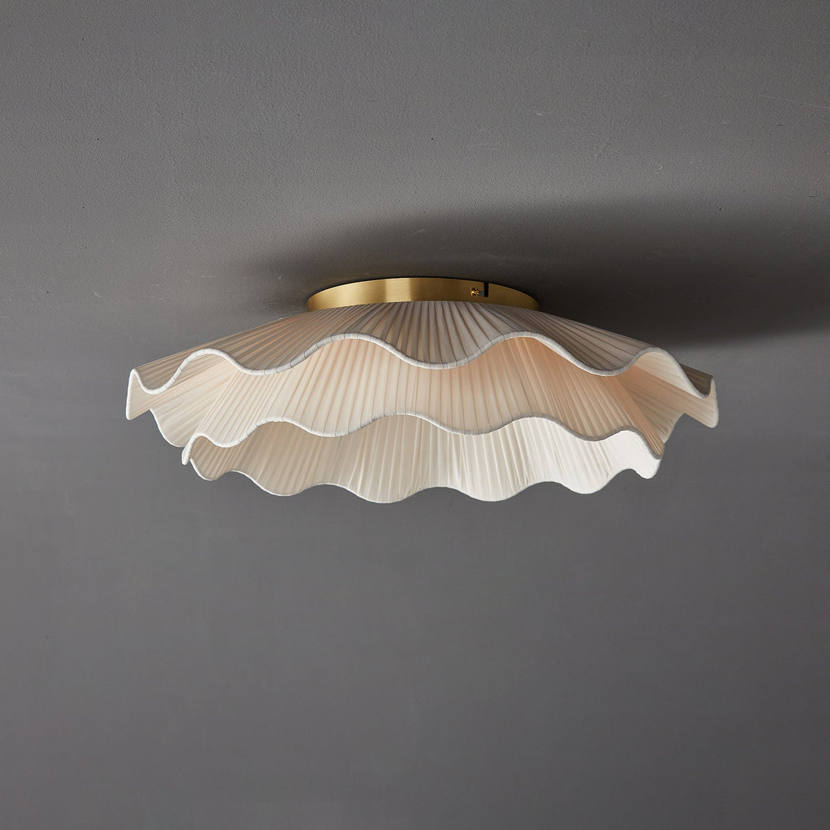 Fabric Wave Ceiling Lamp-Lighting > Ceiling Lights-casanuva-casanuva