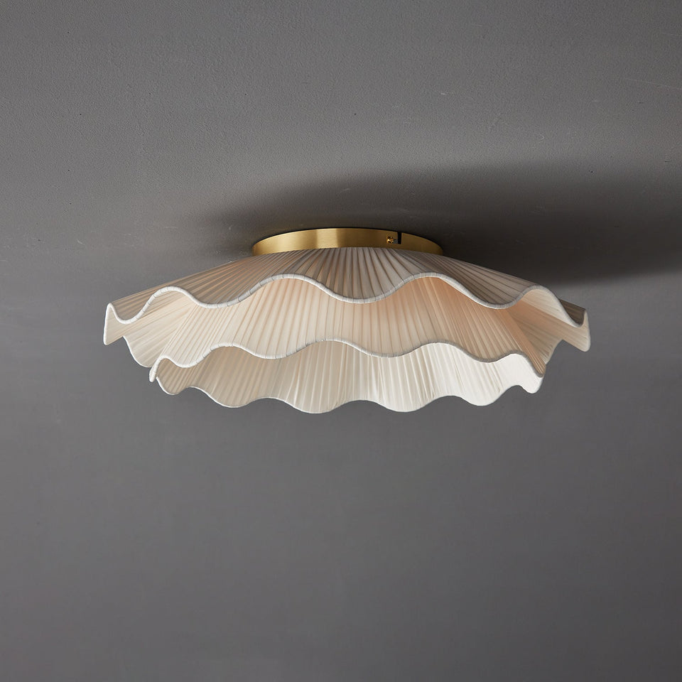 Fabric Wave Ceiling Lamp-Lighting > Ceiling Lights-casanuva-casanuva