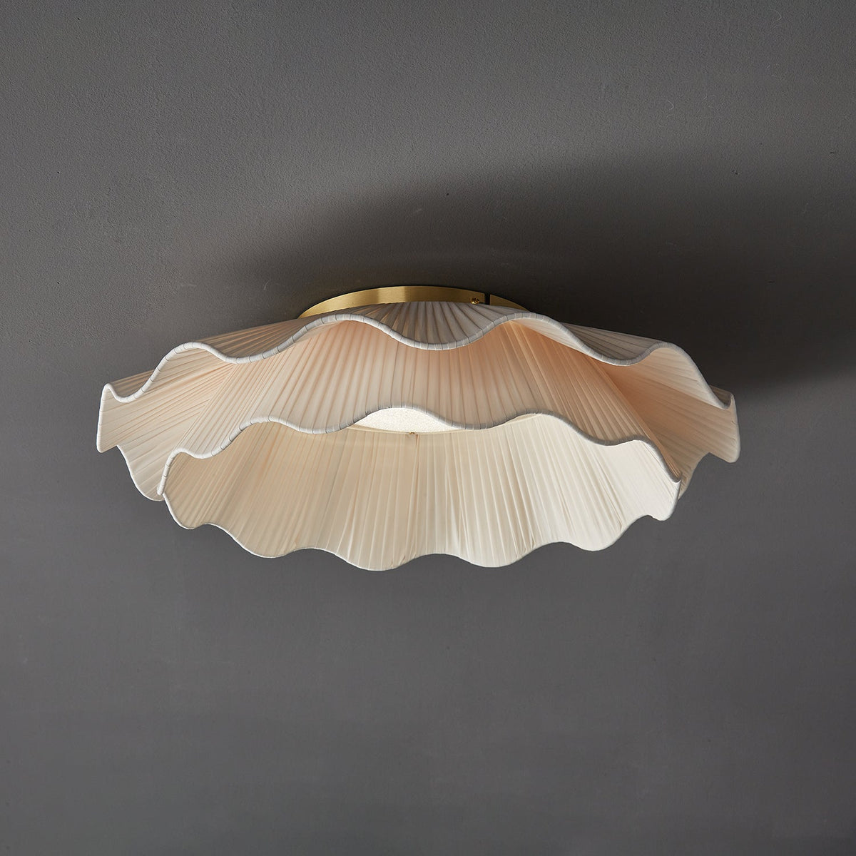Fabric Wave Ceiling Lamp-Lighting > Ceiling Lights-casanuva-casanuva