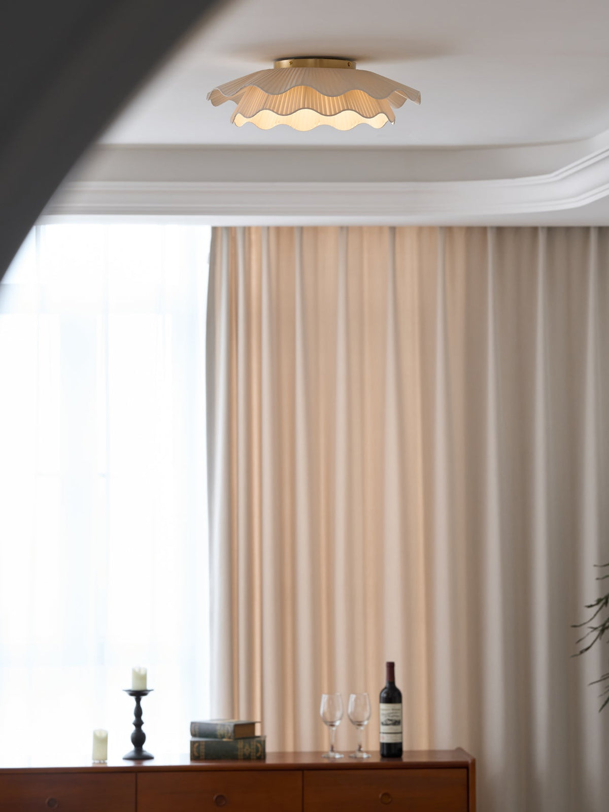 Fabric Wave Ceiling Lamp-Lighting > Ceiling Lights-casanuva-casanuva