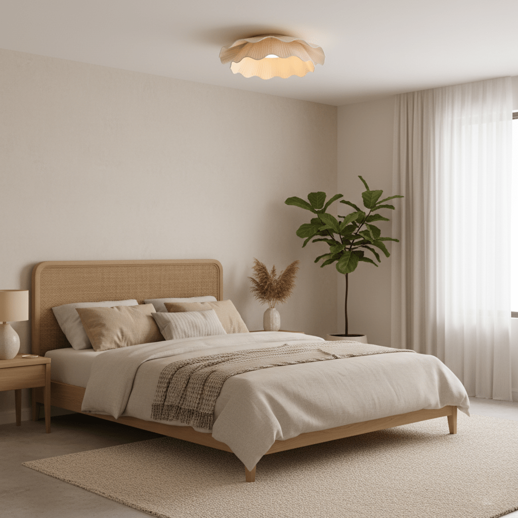 Fabric Wave Ceiling Lamp-Lighting > Ceiling Lights-casanuva-casanuva