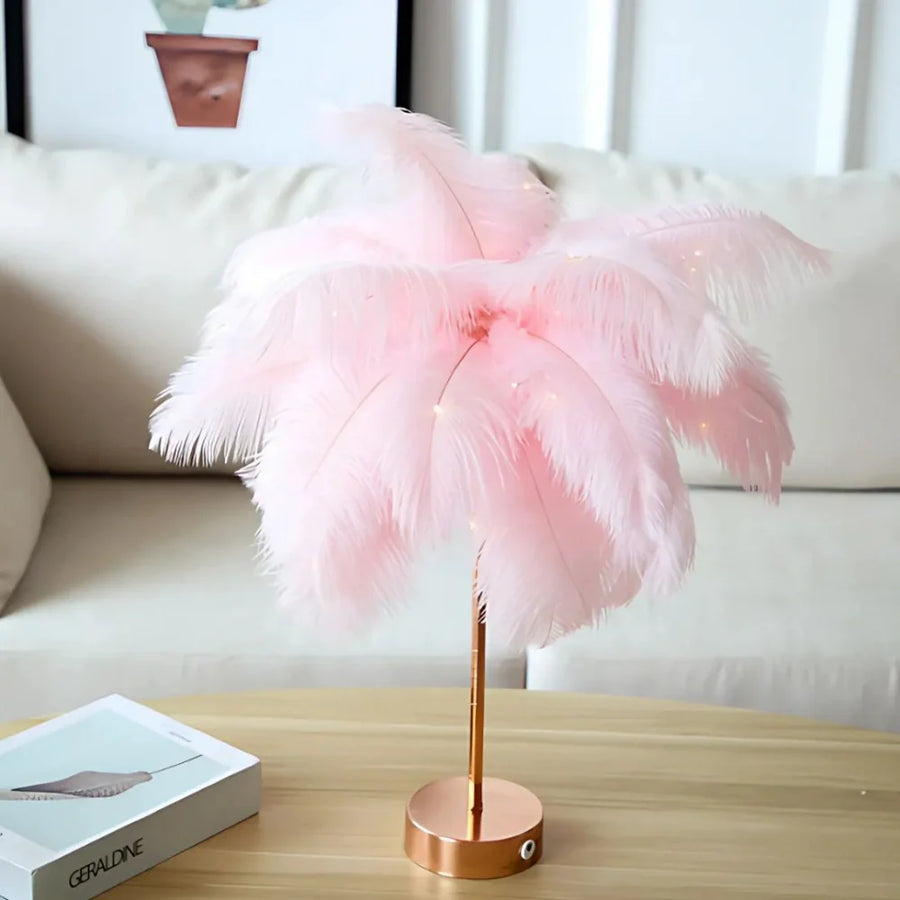 Feather Palm Tree Plant-Home Decor > Decorative Accessories-casanuva-casanuva