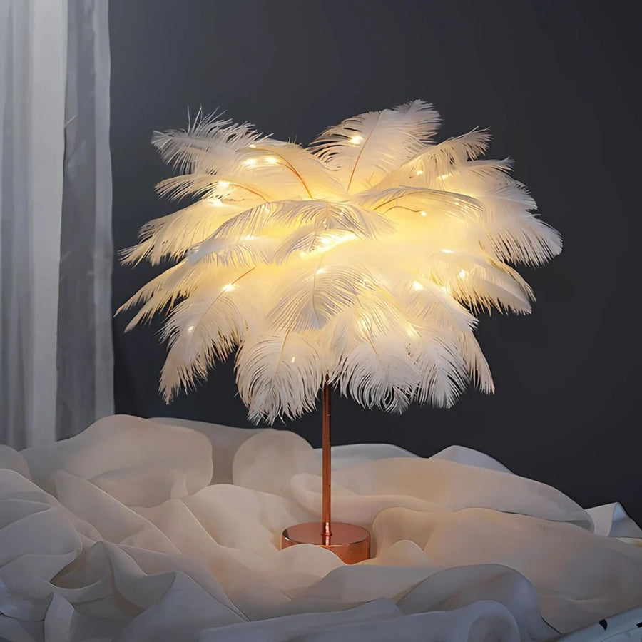 Feather Palm Tree Plant-Home Decor > Decorative Accessories-casanuva-casanuva
