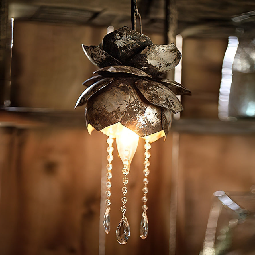 Feldman Pendant Lamp with Lotus Design-Lighting > Pendant Lights-casanuva-casanuva