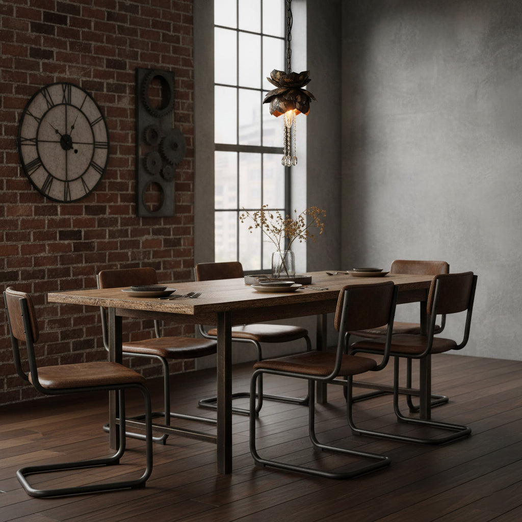 Feldman Pendant Lamp with Lotus Design-Lighting > Pendant Lights-casanuva-casanuva