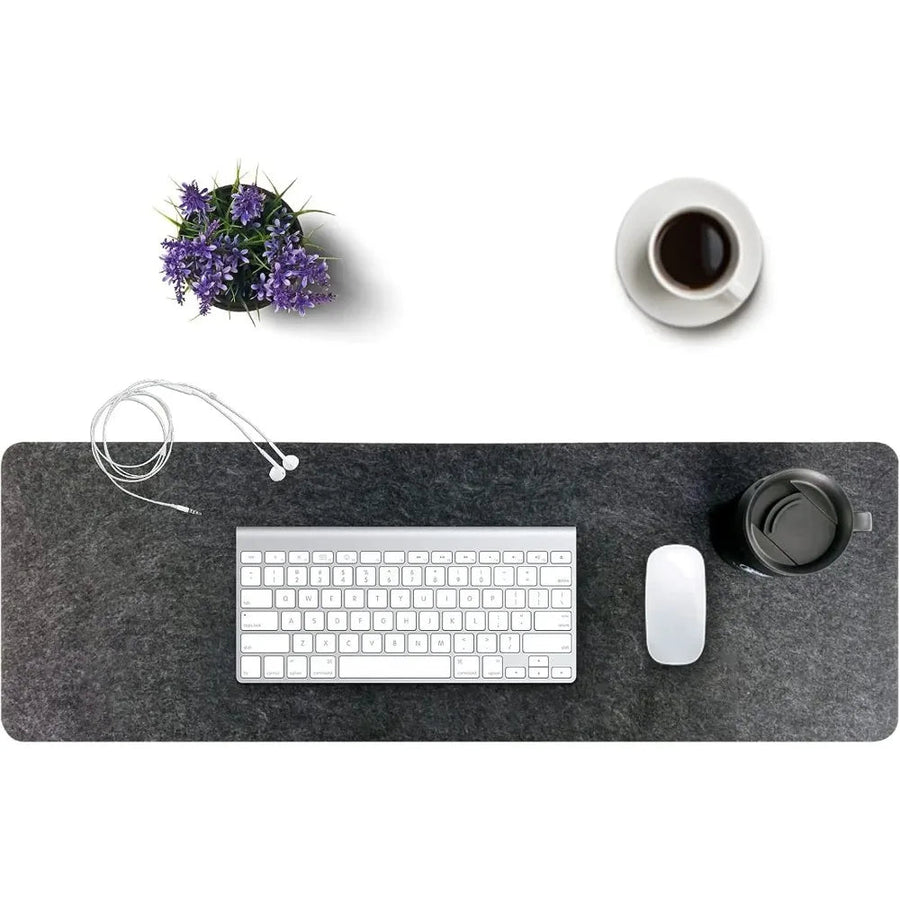 Felt Desk Mat Smooth Surface for Elegant Workspace Protection-Home Decor > Decorative Accessories-casanuva-casanuva
