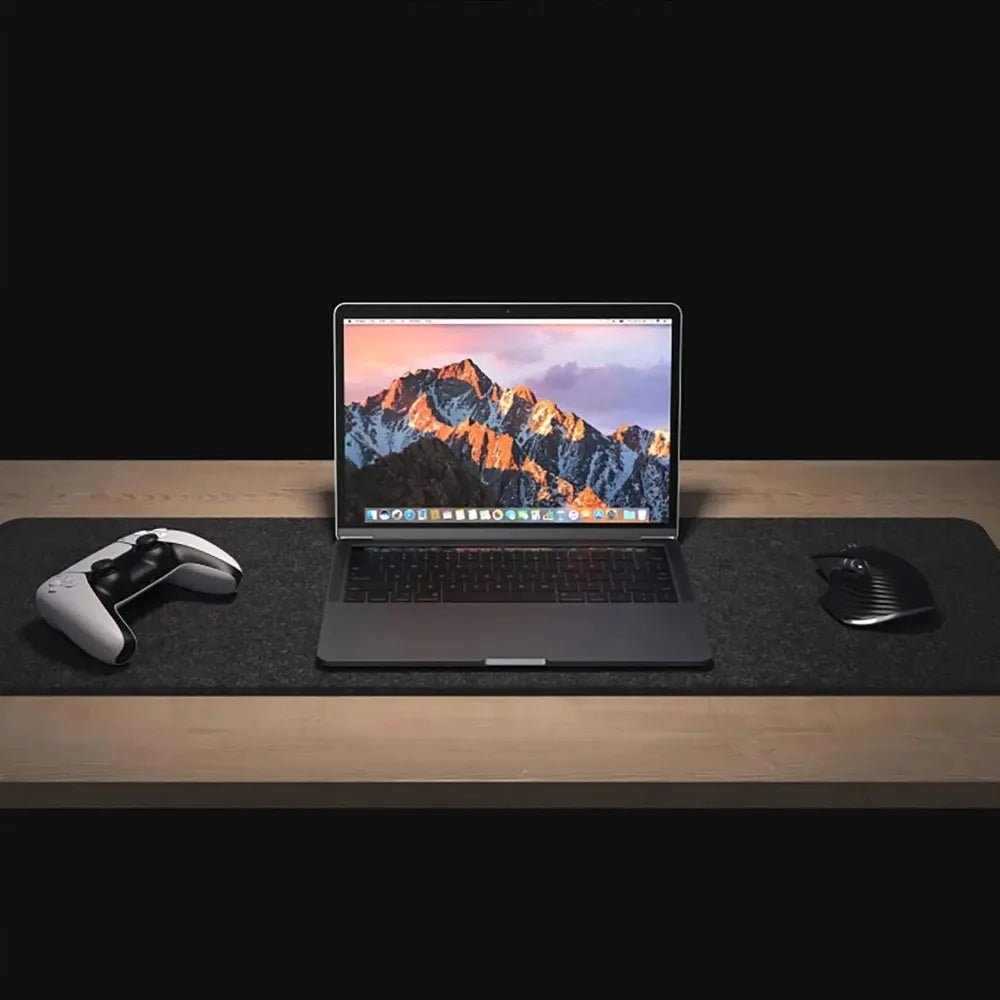Felt Desk Mat Smooth Surface for Elegant Workspace Protection-Home Decor > Decorative Accessories-casanuva-casanuva