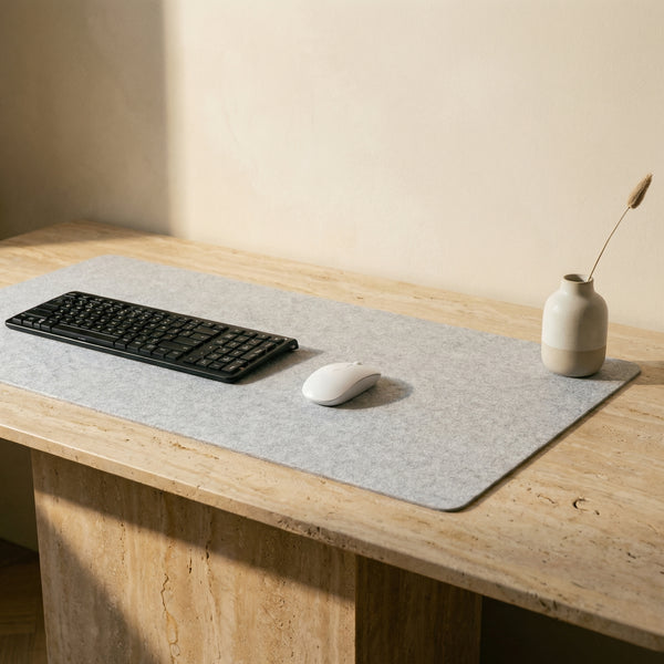 Felt Desk Mat Smooth Surface for Elegant Workspace Protection-Home Decor > Decorative Accessories-casanuva-casanuva
