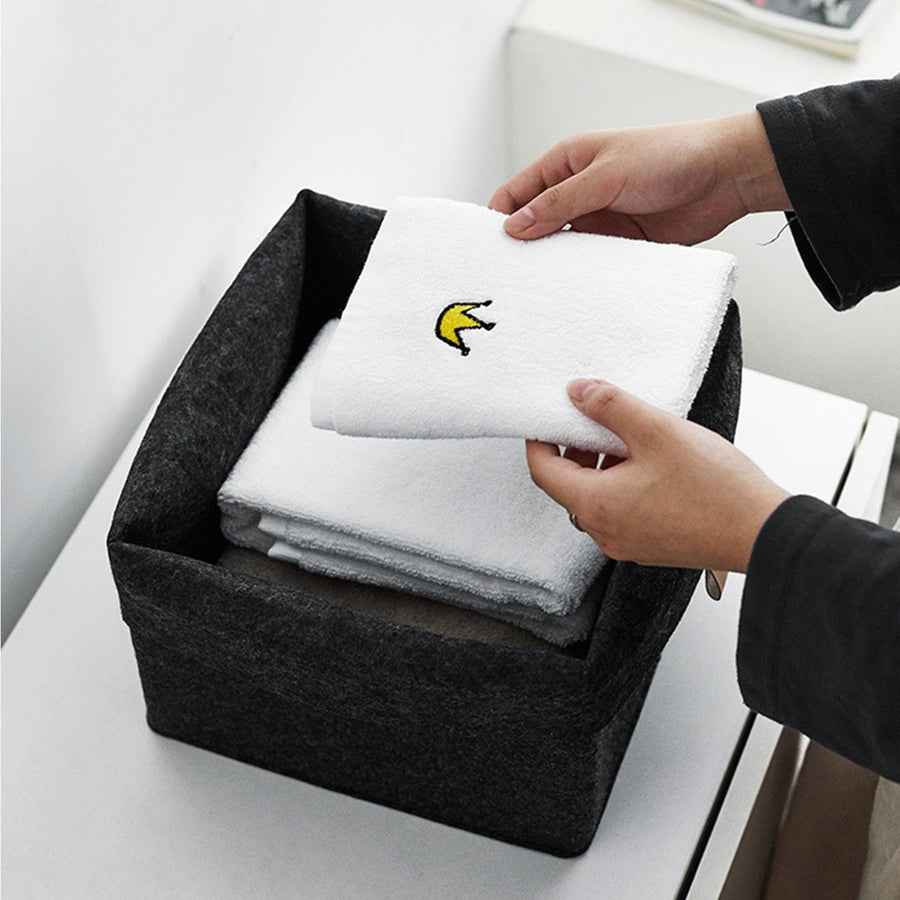 Felt Storage Basket Stylish Organizer for Tidy Interiors-Home Decor > Decorative Accessories-casanuva-casanuva