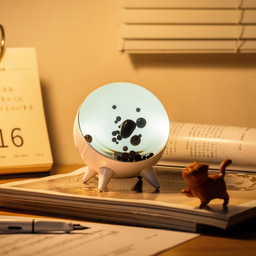 Ferrofluid Pulsing Display Art-Home Decor > Decorative Accessories-casanuva-White-casanuva
