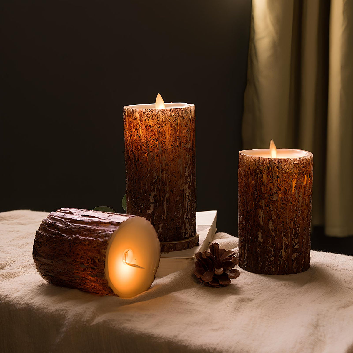 Flameless LED Block Candles-Home Decor > Decorative Accessories-casanuva-casanuva