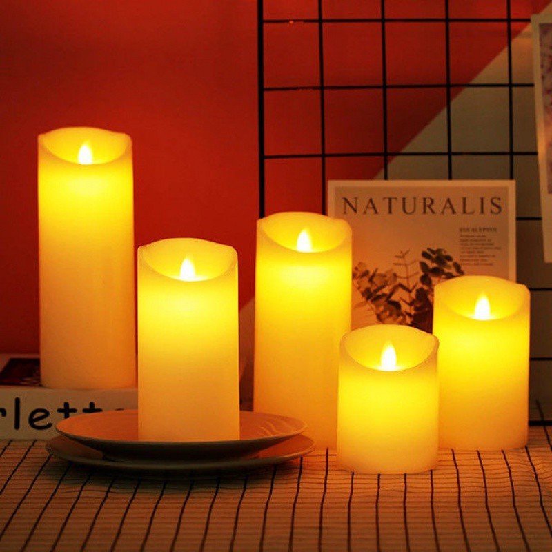 Flameless LED Block Candles-Home Decor > Decorative Accessories-casanuva-casanuva