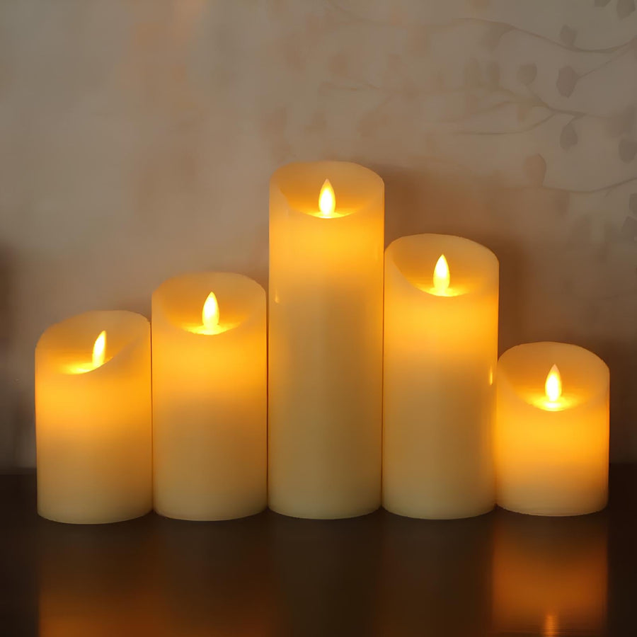Flameless LED Block Candles-Home Decor > Decorative Accessories-casanuva-casanuva