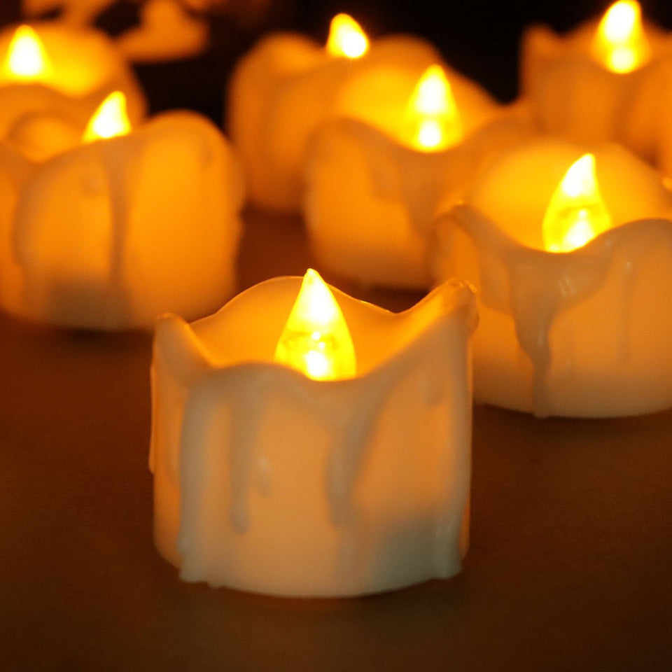 Flameless LED Candles Set of 3 Realistic Flickering Battery Operated-Home Decor > Decorative Accessories-casanuva-casanuva