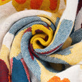 Floral Bath Towel Soft Cotton Absorbent Design-Bedding & Bath > Bath Towels-casanuva-casanuva