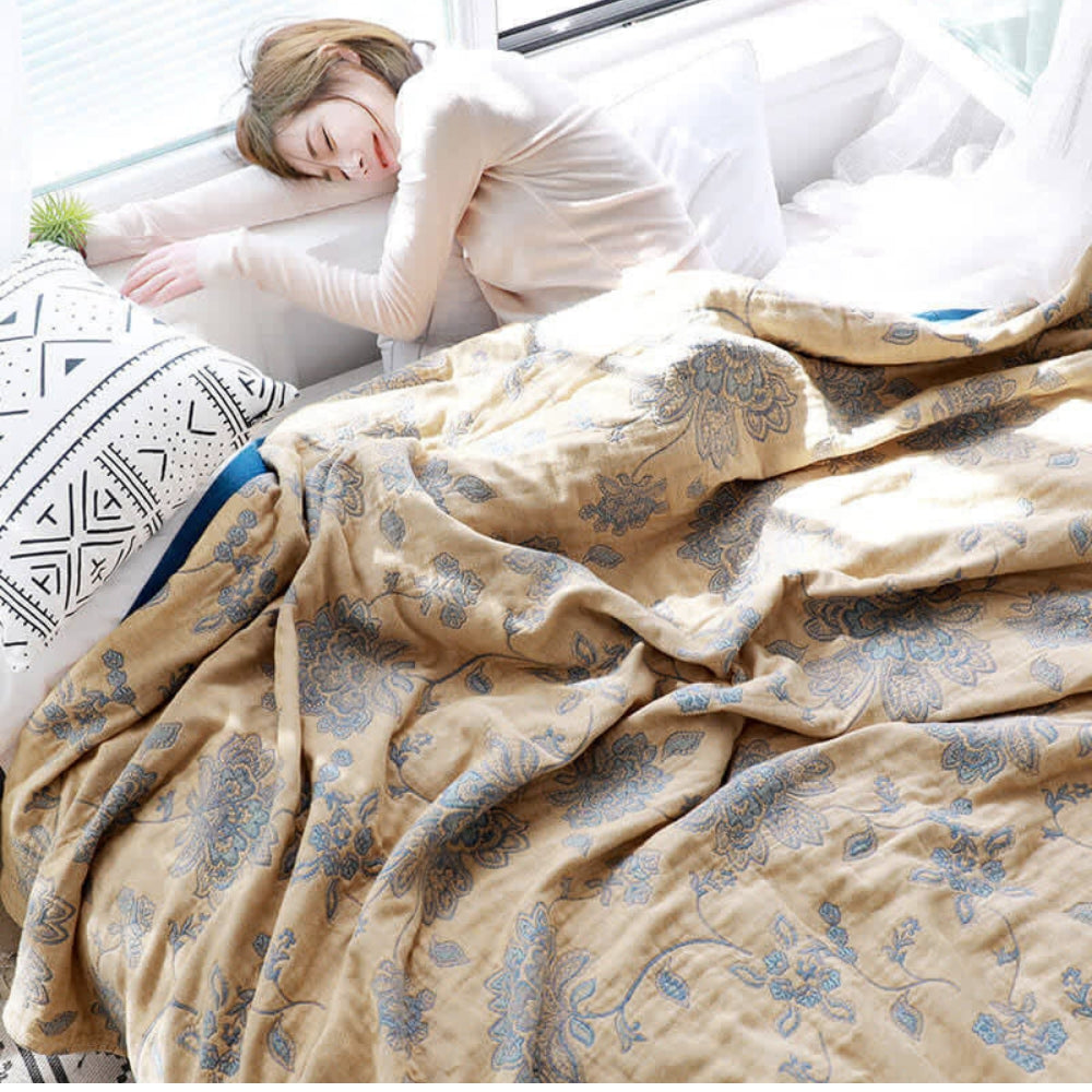Floral Comfort Blanket Plush Soft Throw-Bedding & Bath > Blankets-casanuva-casanuva