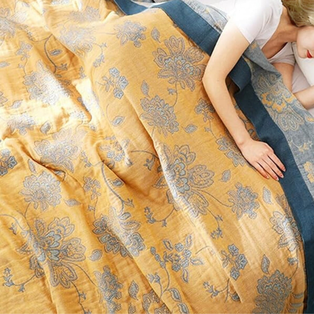 Floral Comfort Blanket Plush Soft Throw-Bedding & Bath > Blankets-casanuva-casanuva