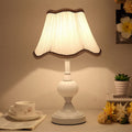 Floral Glass Table Lamp 1-Light Nordic Vintage Design-Lighting > Table Lamps-casanuva-100V-120V - Push Butto...-14-casanuva