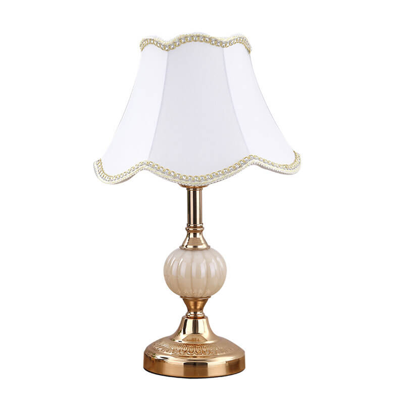 Floral Glass Table Lamp 1-Light Nordic Vintage Design-Lighting > Table Lamps-casanuva-casanuva