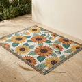Floral Outdoor Picnic Blanket Washable Microfiber 180x130 cm-Bedding & Bath > Blankets-casanuva-casanuva
