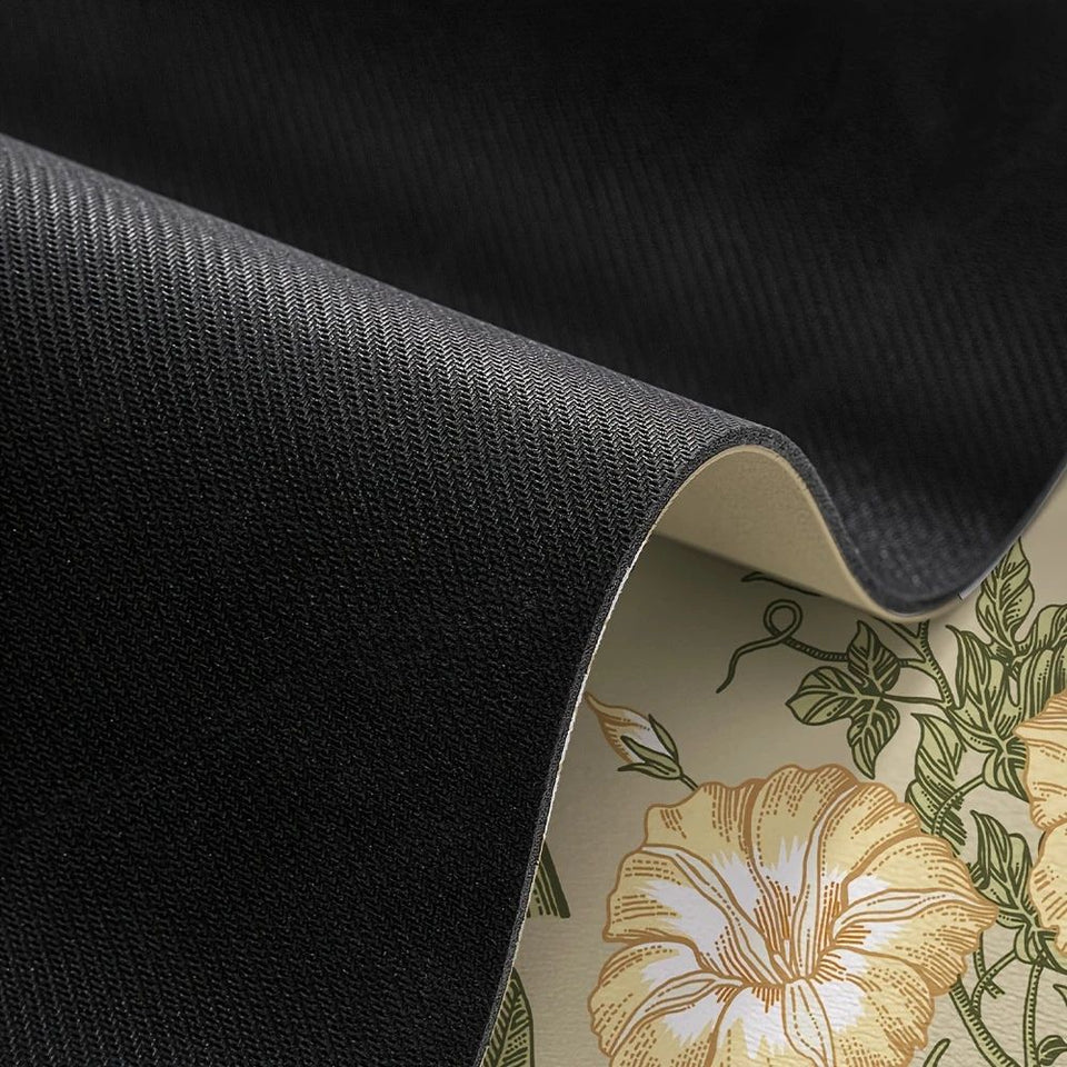 Floral Quick Dry Kitchen Mat-Kitchen & Dining > Kitchen Mats-casanuva-casanuva