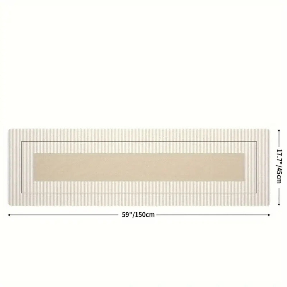 Floral Striped Kitchen Mat Washable Non Slip-Kitchen & Dining > Kitchen Mats-casanuva-casanuva